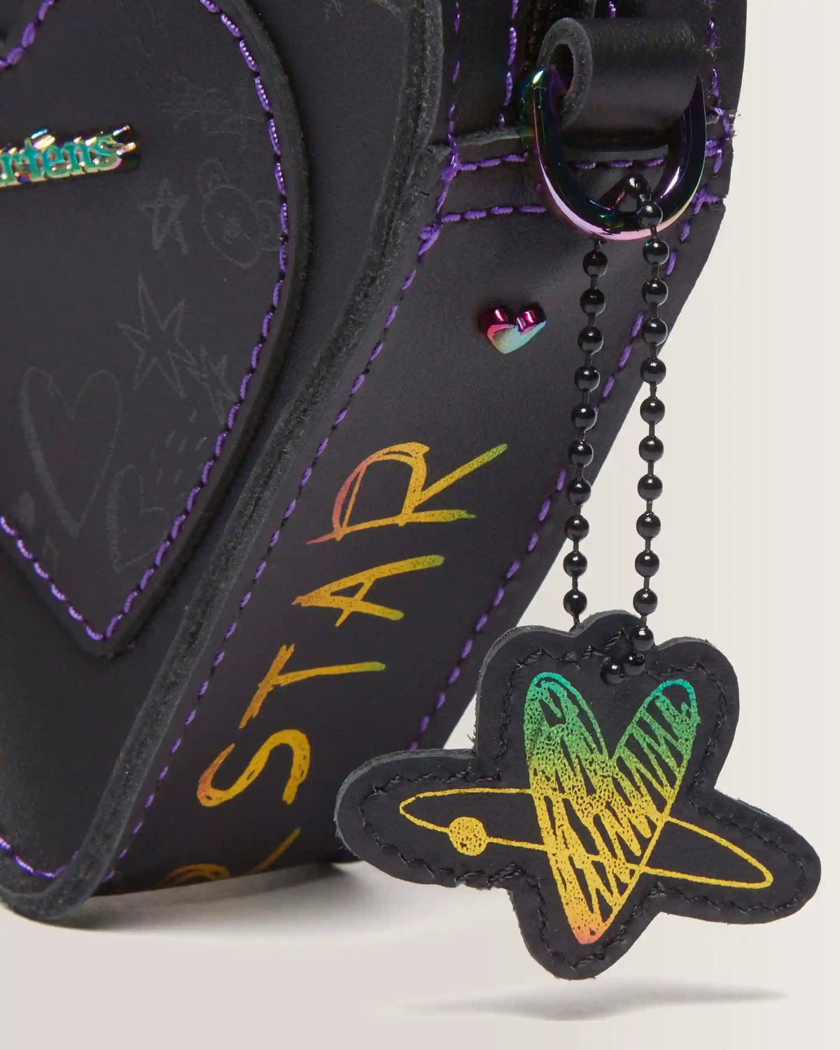 BT21 Mini Heart Shaped Leather Bag