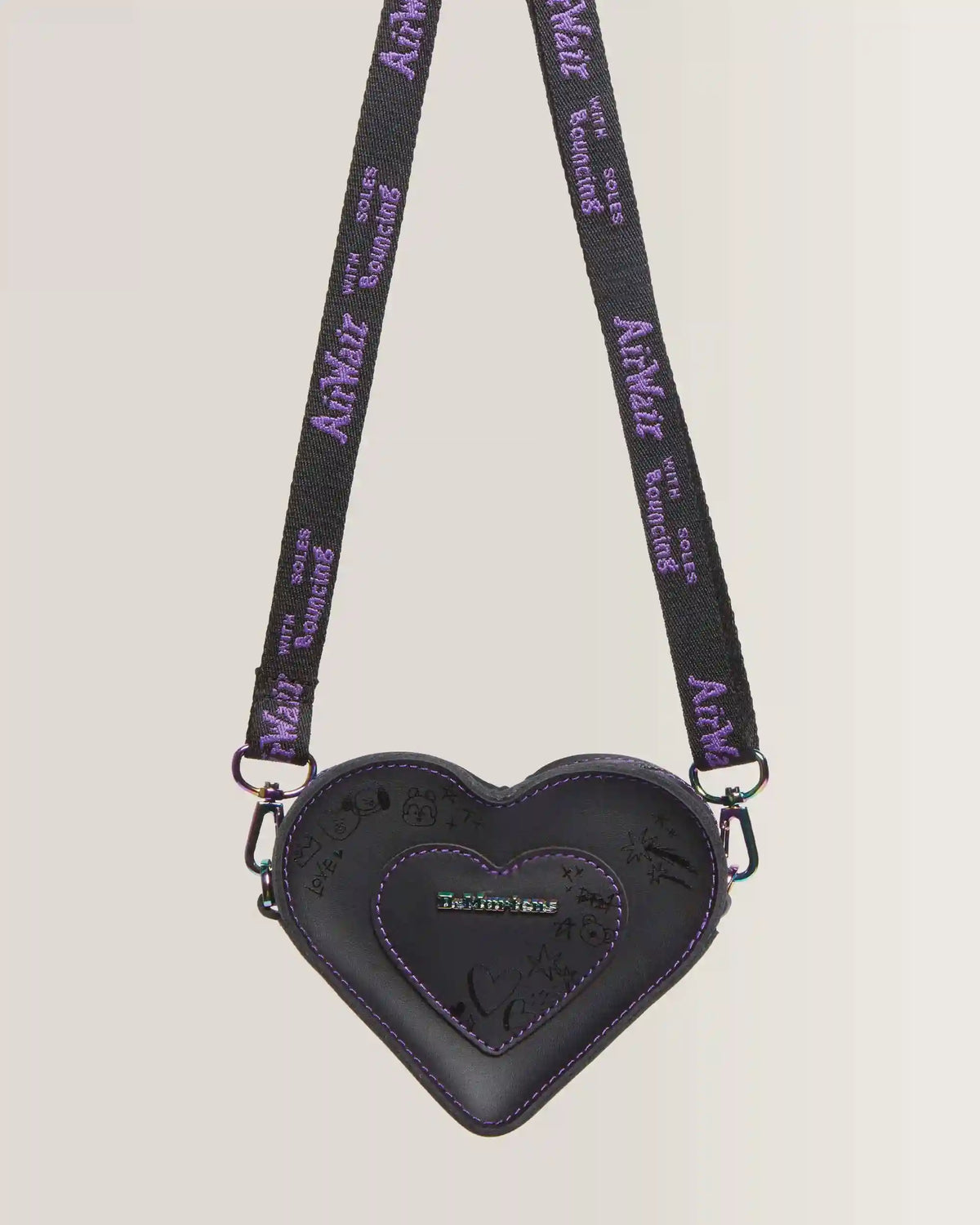 BT21 Mini Heart Shaped Leather Bag